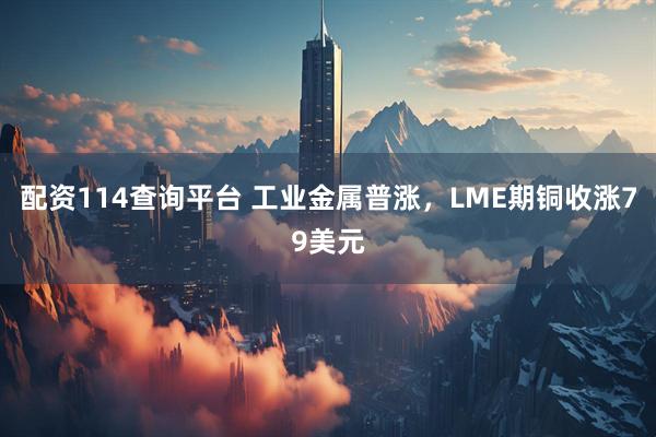 配资114查询平台 工业金属普涨，LME期铜收涨79美元
